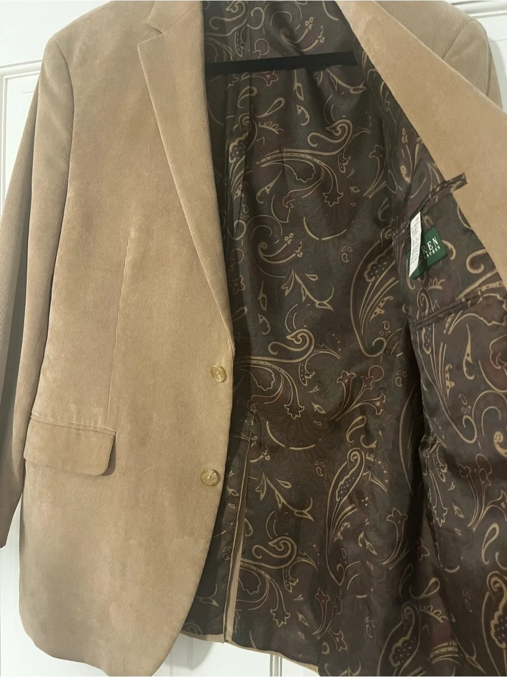 Ralph Lauren corduroy sports coat.